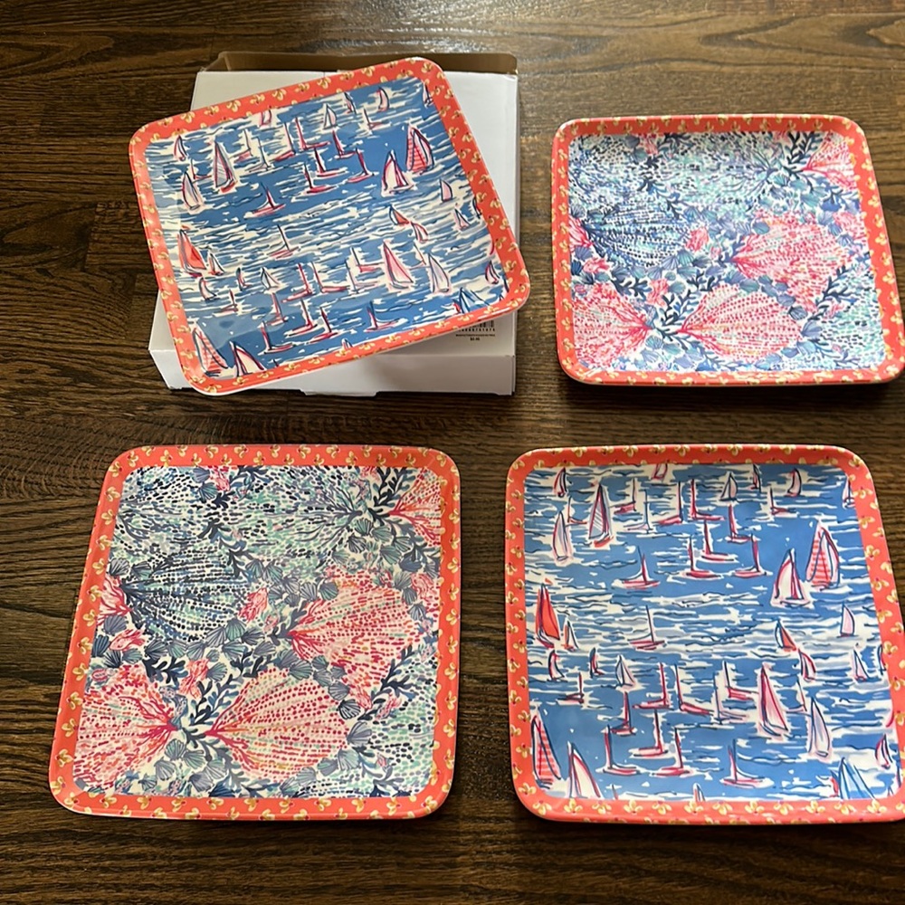 Lilly Pulitzer plates